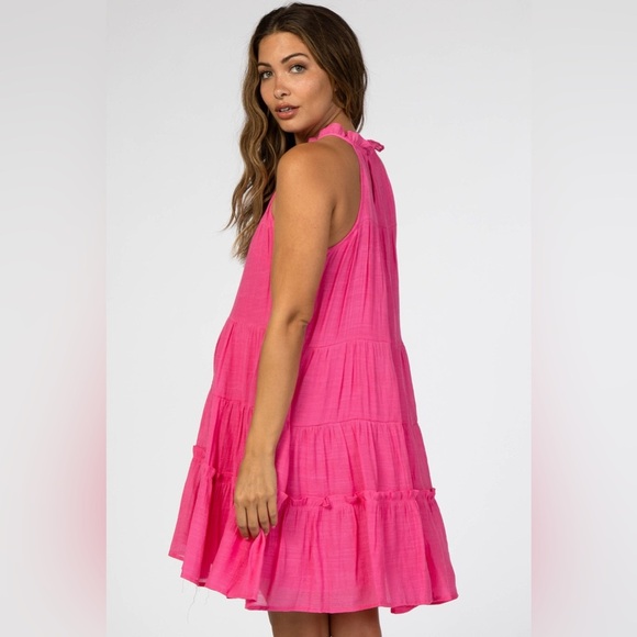 Pinkblush halter tiered dress nwot - Picture 3 of 7